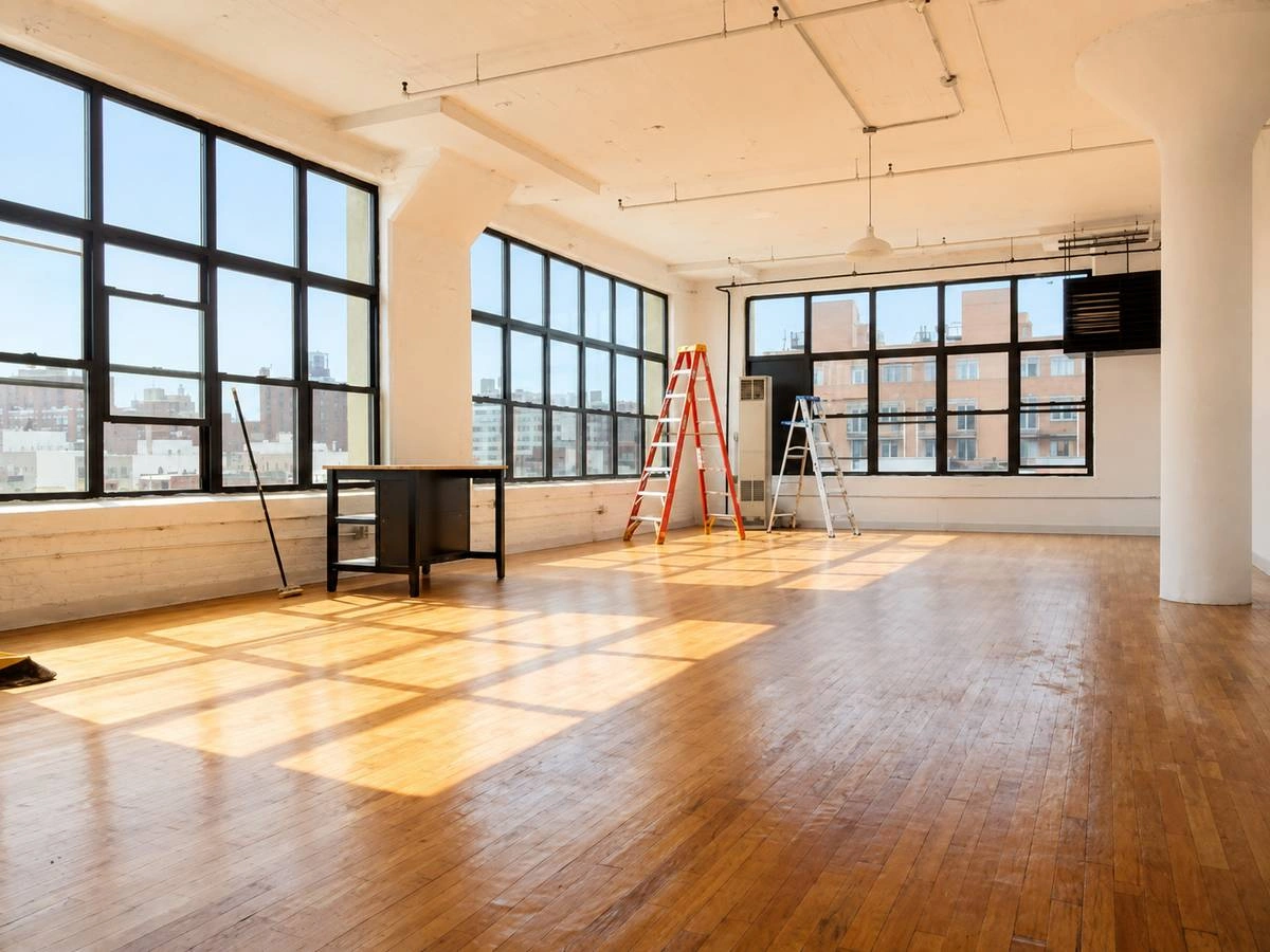 $2,500 / 900ft2 - Commercial CORNER LOFT____Private Bath InSpace___HighCeiling___Windows (WILLIAMSBURG right @ L train MORGAN STOP_________________) — photo 1